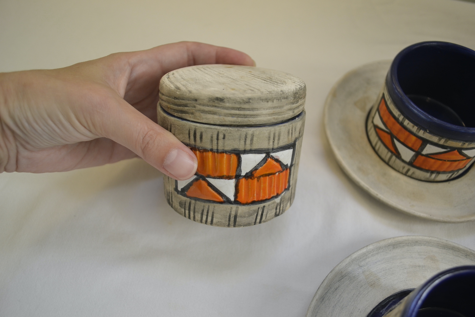 Juego de té cerámica estilo Bariloche - Image 6