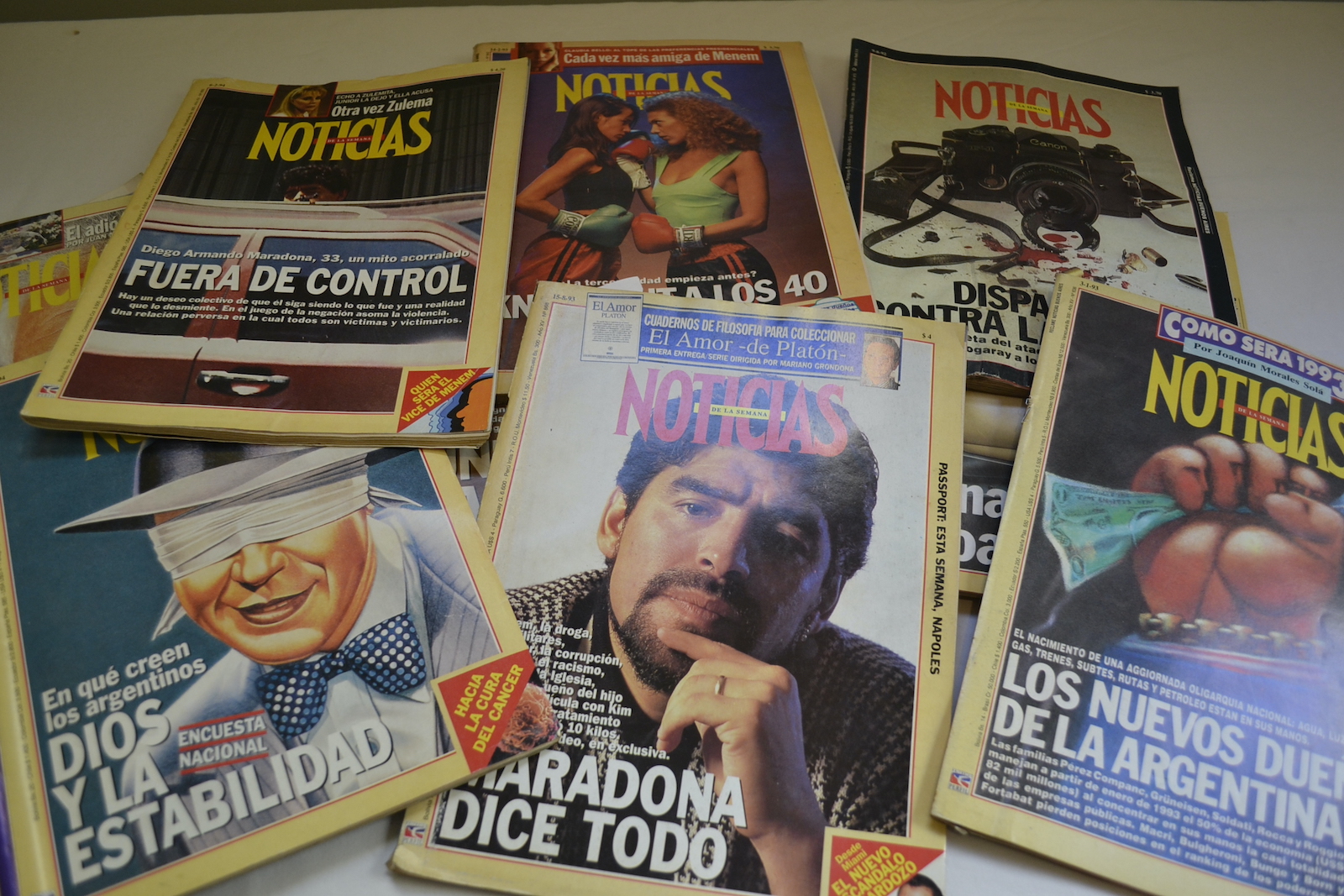 Lote de revistas Noticias de los años 90