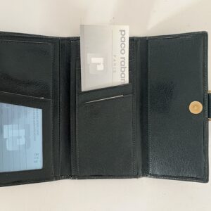 Billetera de cuero verde