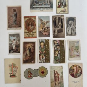 Lote de estampitas religiosas antiguas