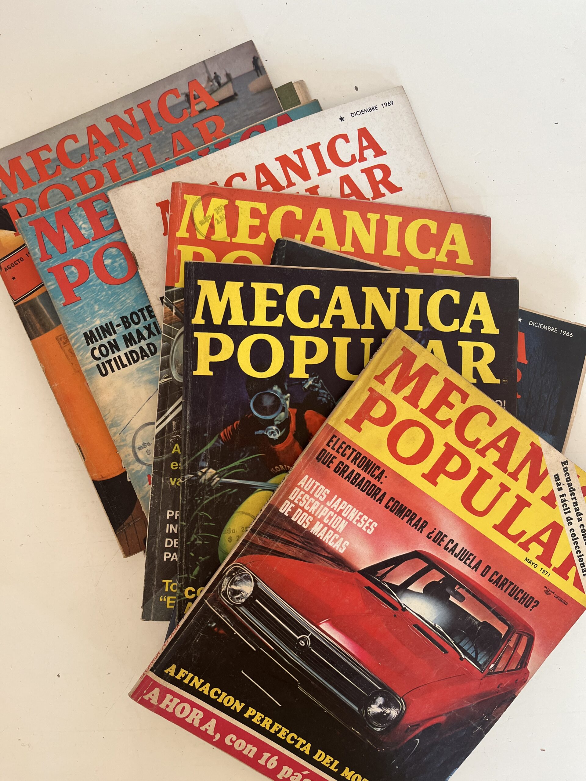 Lote de revistas Mecánica Popular