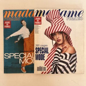 Par de revistas francesa Madame Figaro